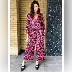 Zara Floral Pajama‎ Style Blouse
